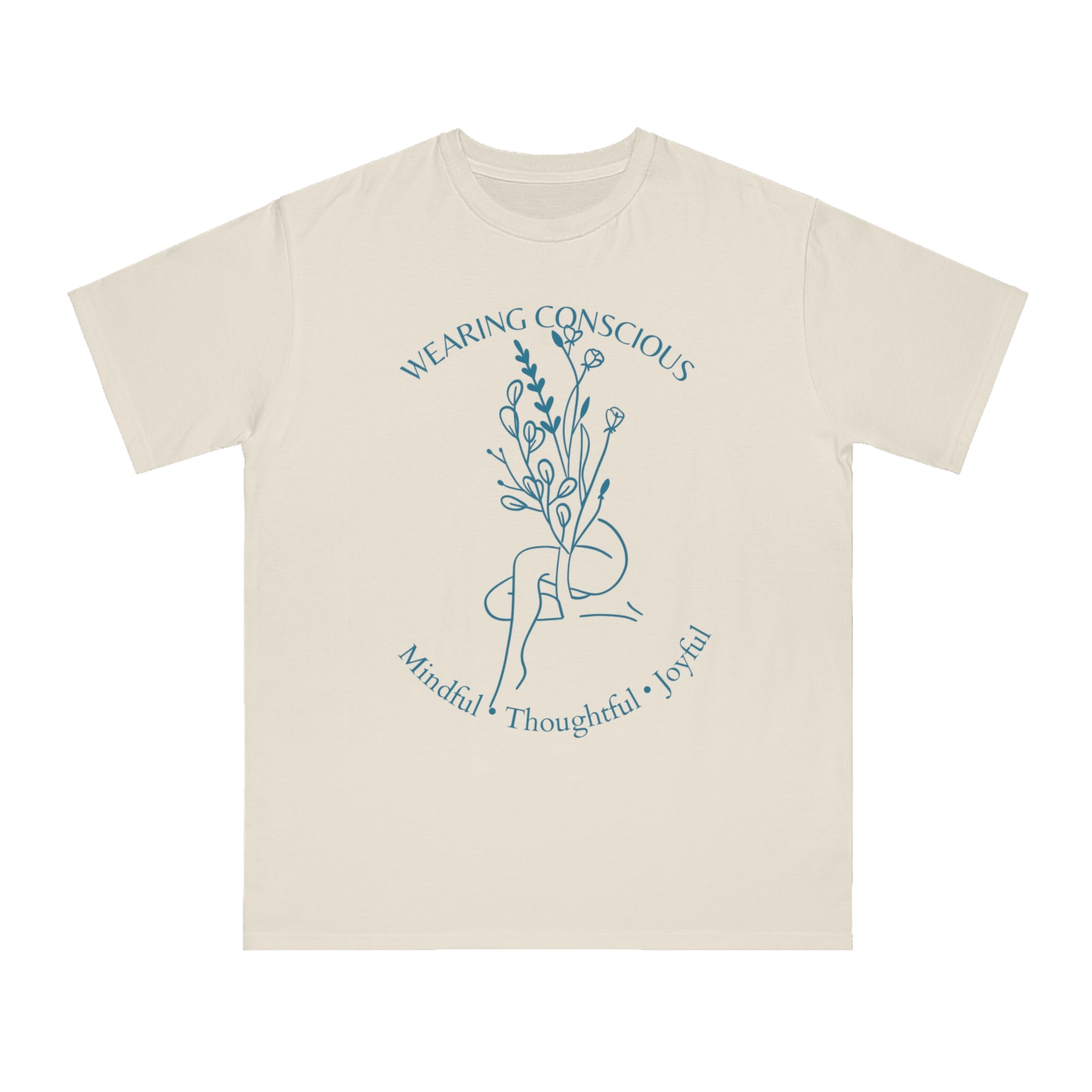 Mindful Thoughtful Joyful Organic Unisex T-Shirt