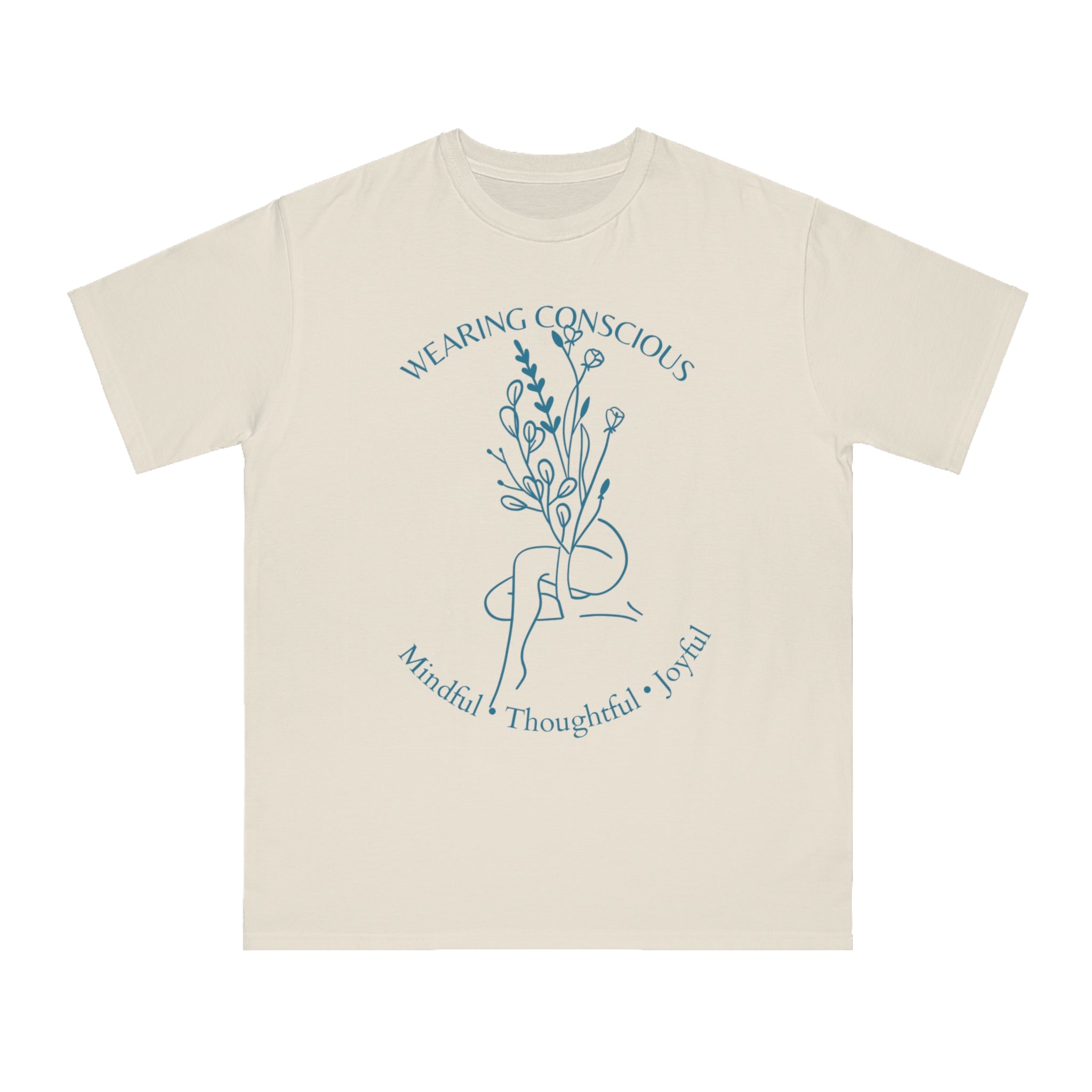 Mindful Thoughtful Joyful Organic Unisex T-Shirt