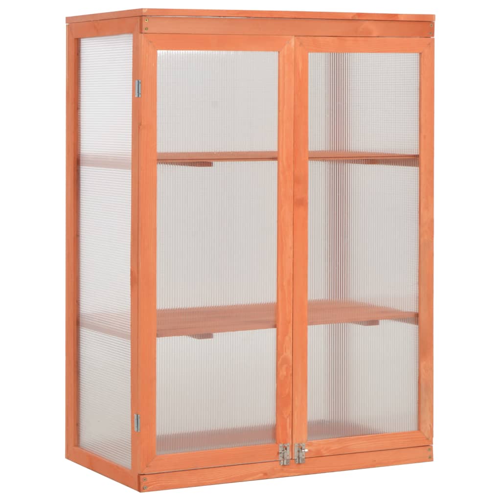 vidaXL Greenhouse Wood 29.5"x18.5"x42.9"-0