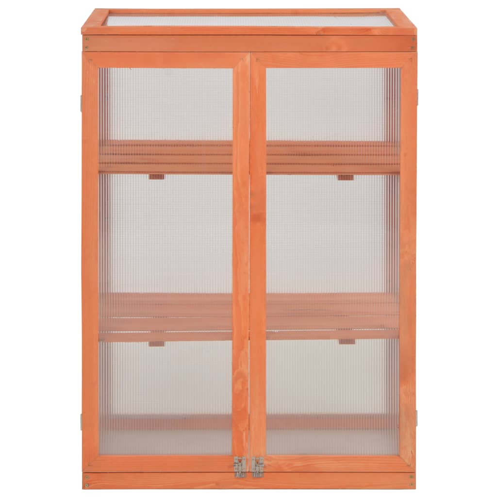 vidaXL Greenhouse Wood 29.5"x18.5"x42.9"-1