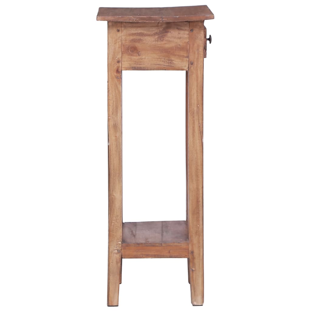 vidaXL Plant Stand 11.8"x11.8"x29.5" Solid Reclaimed Wood-3