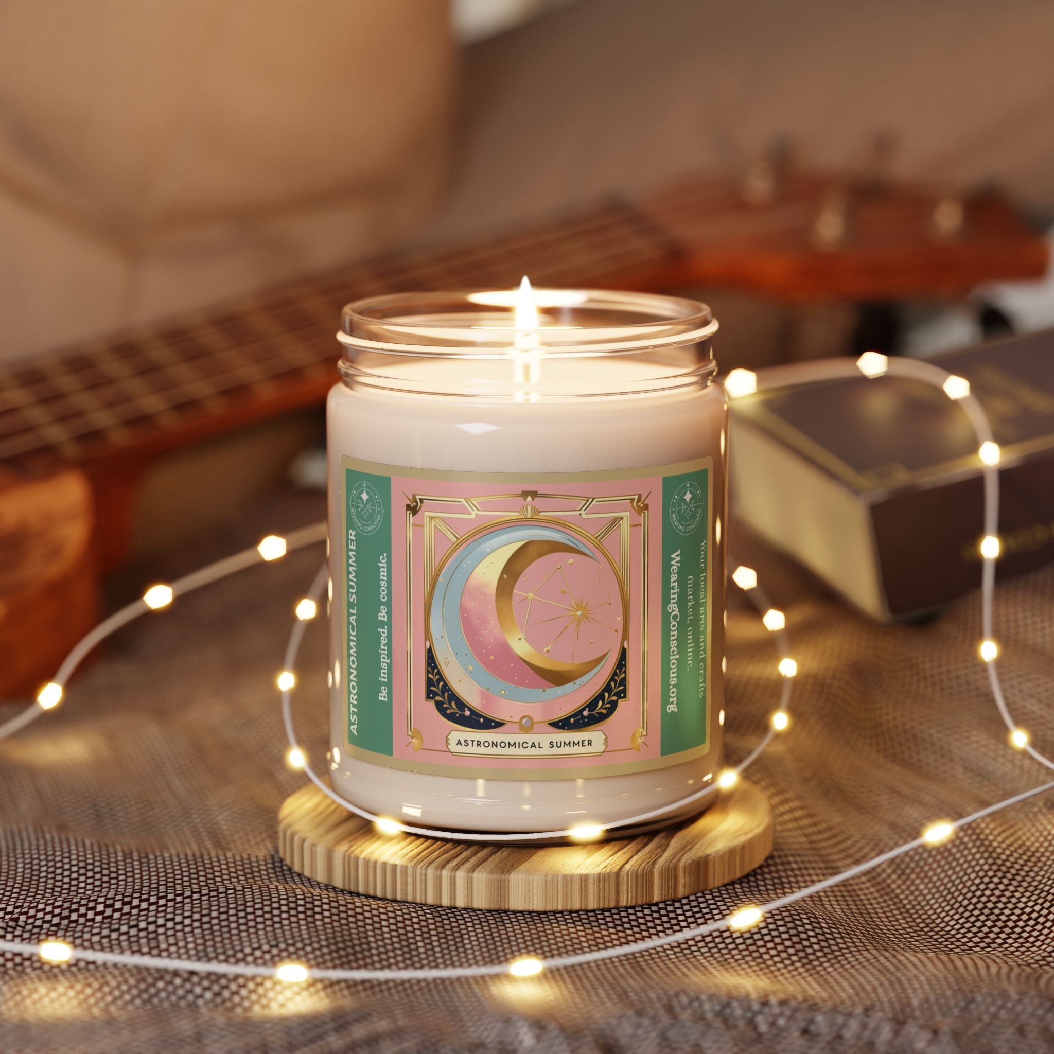 Astronomical Summer Celestial Scented Soy Candle - 9 Oz Jar