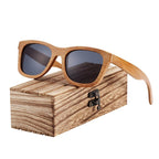 Handmade Bamboo Wood Luxury Polarized Sunglasses with UV400 Protection