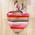 Boho Stripes Dog Bandana – Free Personalization Available!