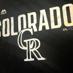 Colorado Rockies V-Neck Women’s Tee - Black - Size L