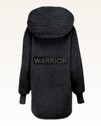 The Warrior Effect™ by Jill Martin Bedazzled Logo Sherpa Lounger Jacket
