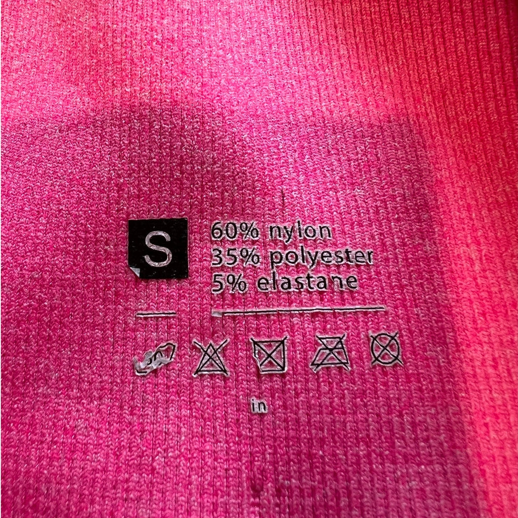 Stretch Fit Athletic Shorts – Pink – Size S