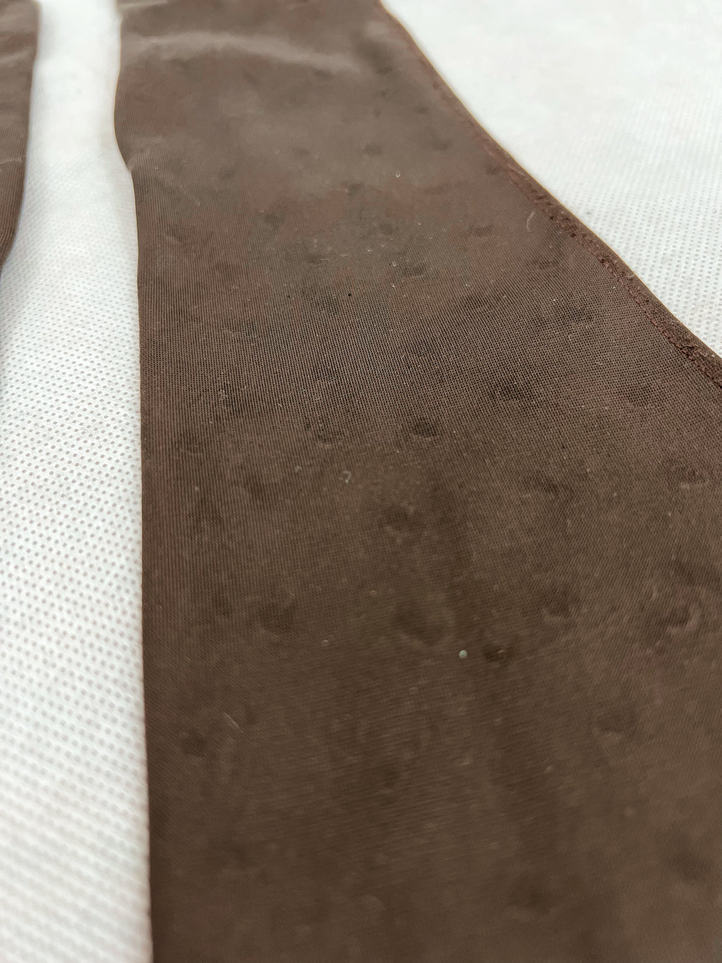The OSTRICH PRINT 1960s Vintage Gloves – Brown