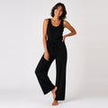 CASHMERE PANTS- BLACK-0