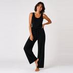 CASHMERE PANTS- BLACK-0