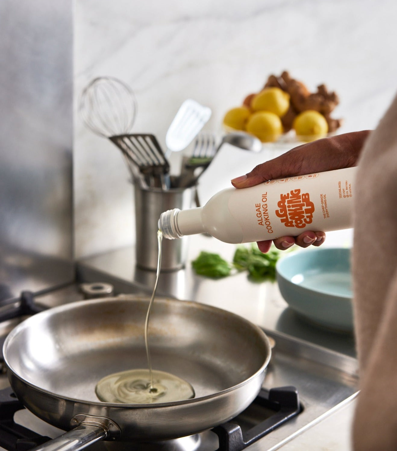 Chef-Grade Algae Cooking Oil