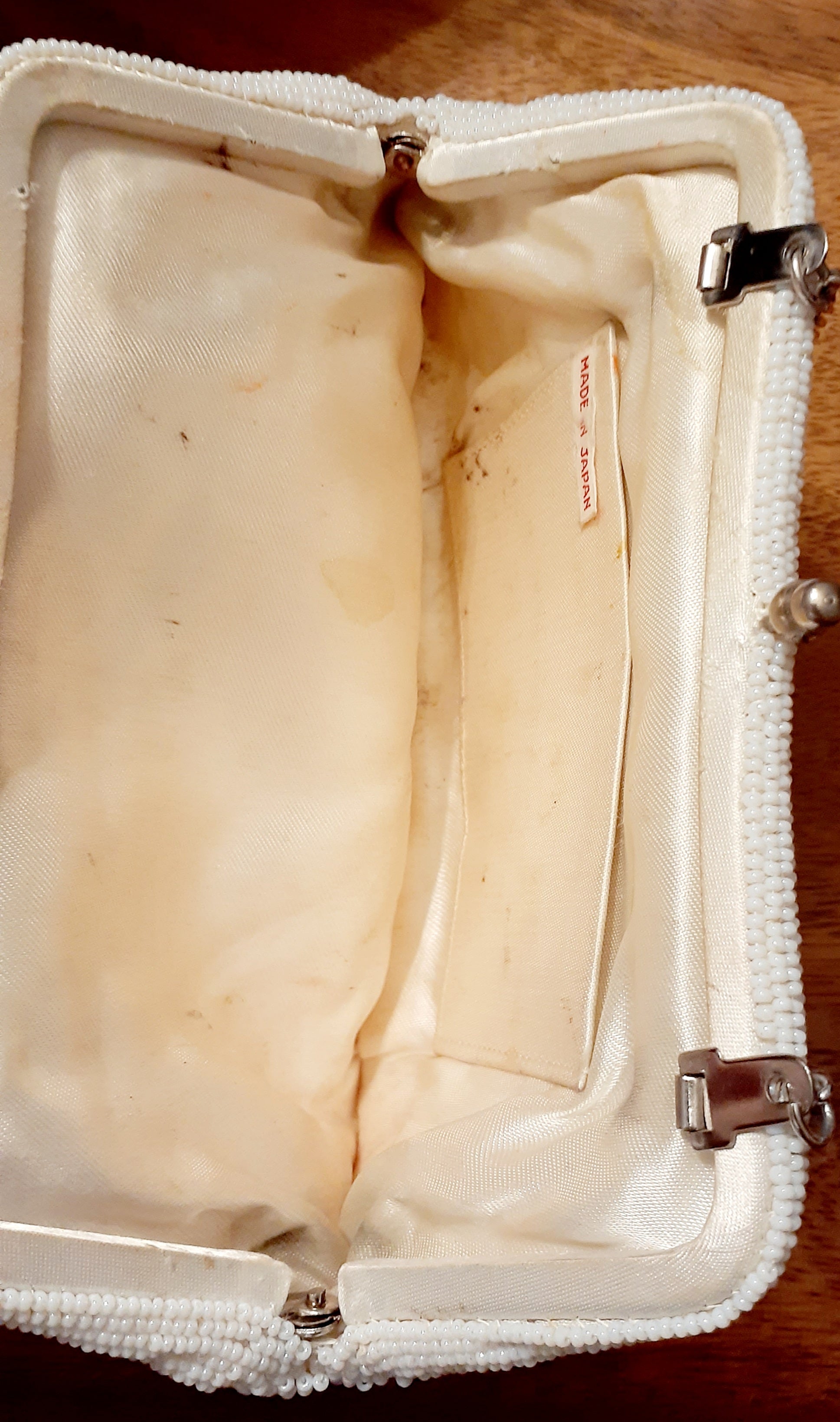 Antique Hand Beaded Mini Handbag – Made in Japan