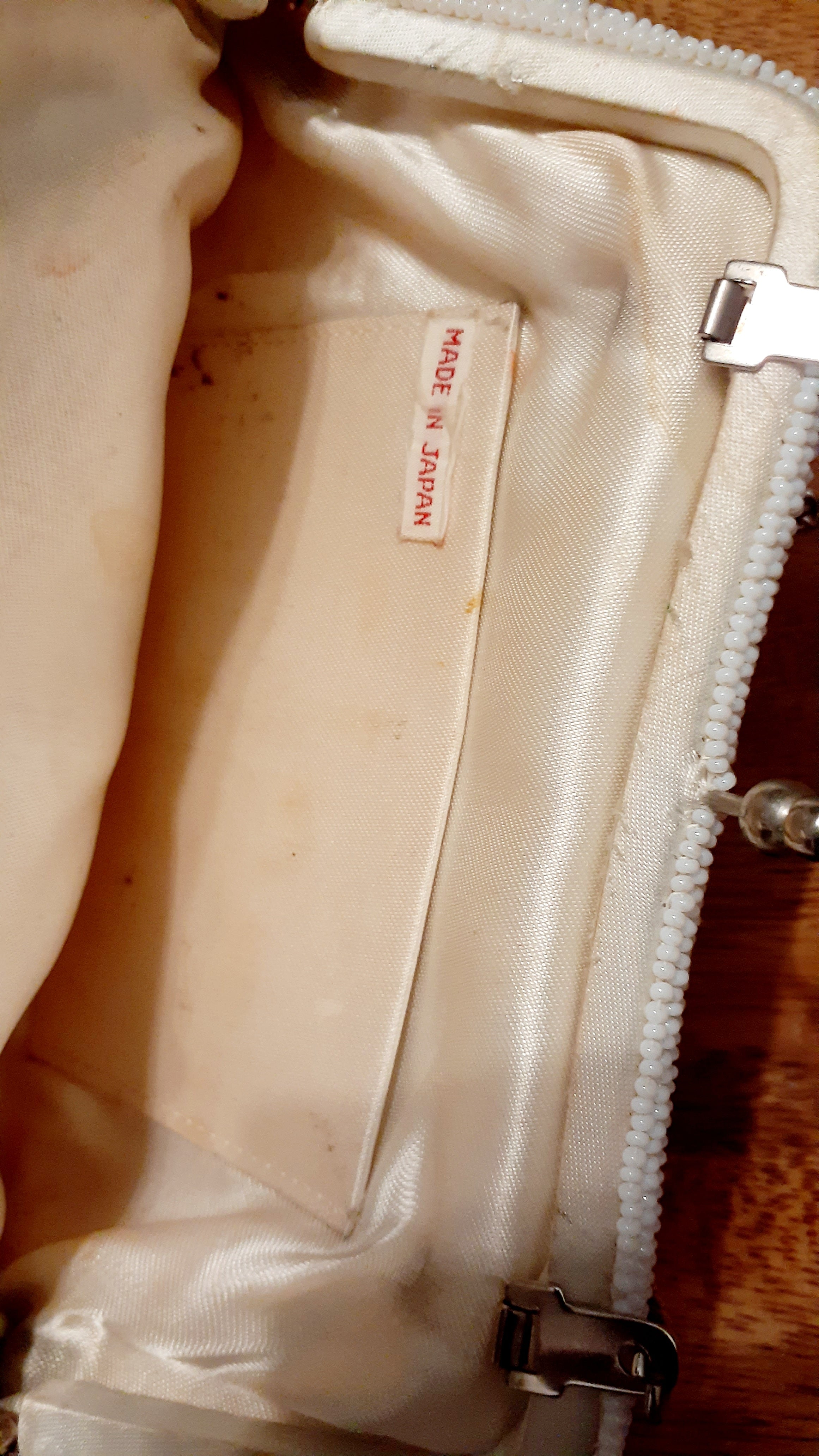 Antique Hand Beaded Mini Handbag – Made in Japan