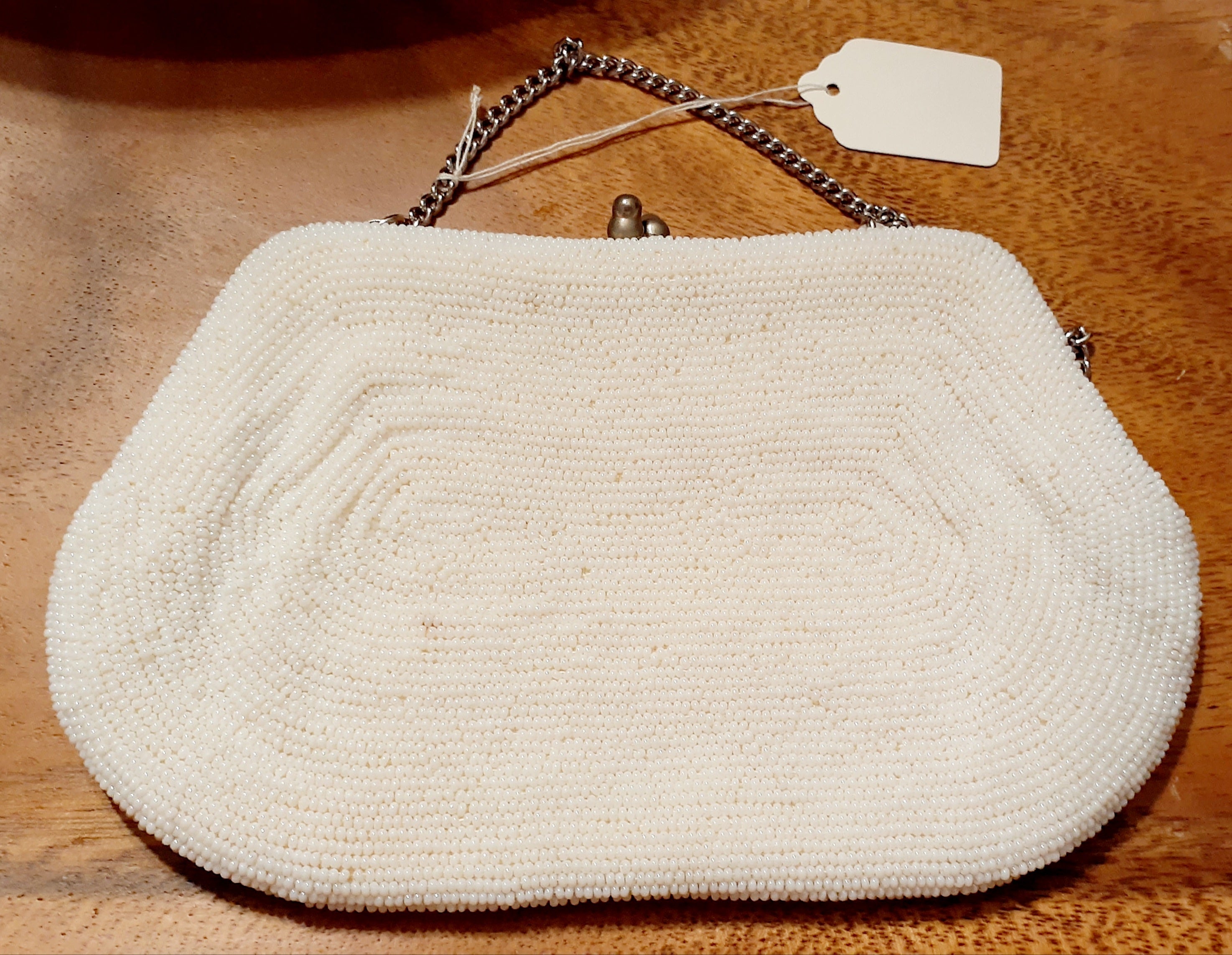 Antique Hand Beaded Mini Handbag – Made in Japan