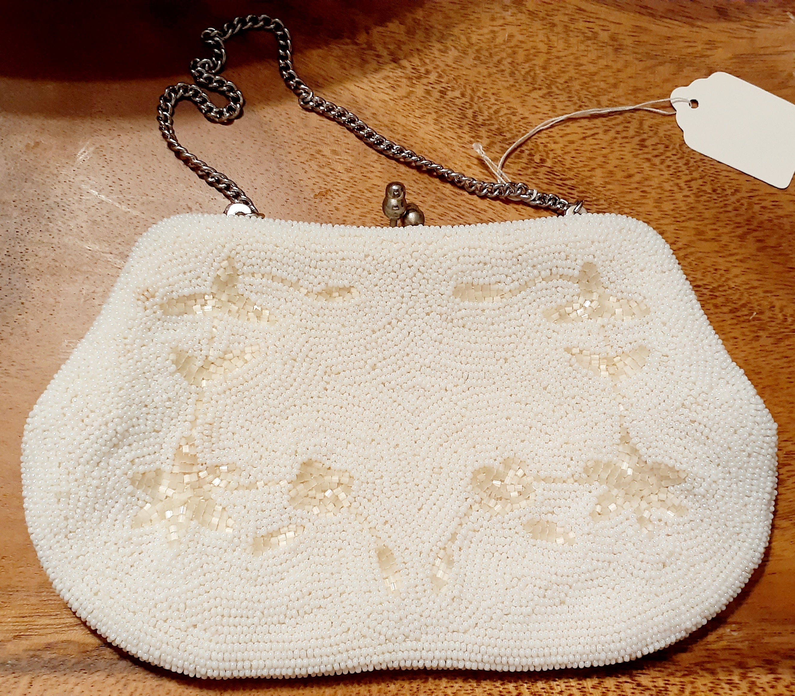 Antique Hand Beaded Mini Handbag – Made in Japan