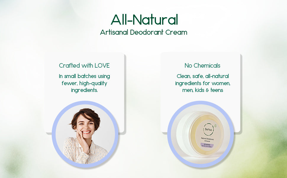 Vegan Deodorant Cream – 1.76 Oz