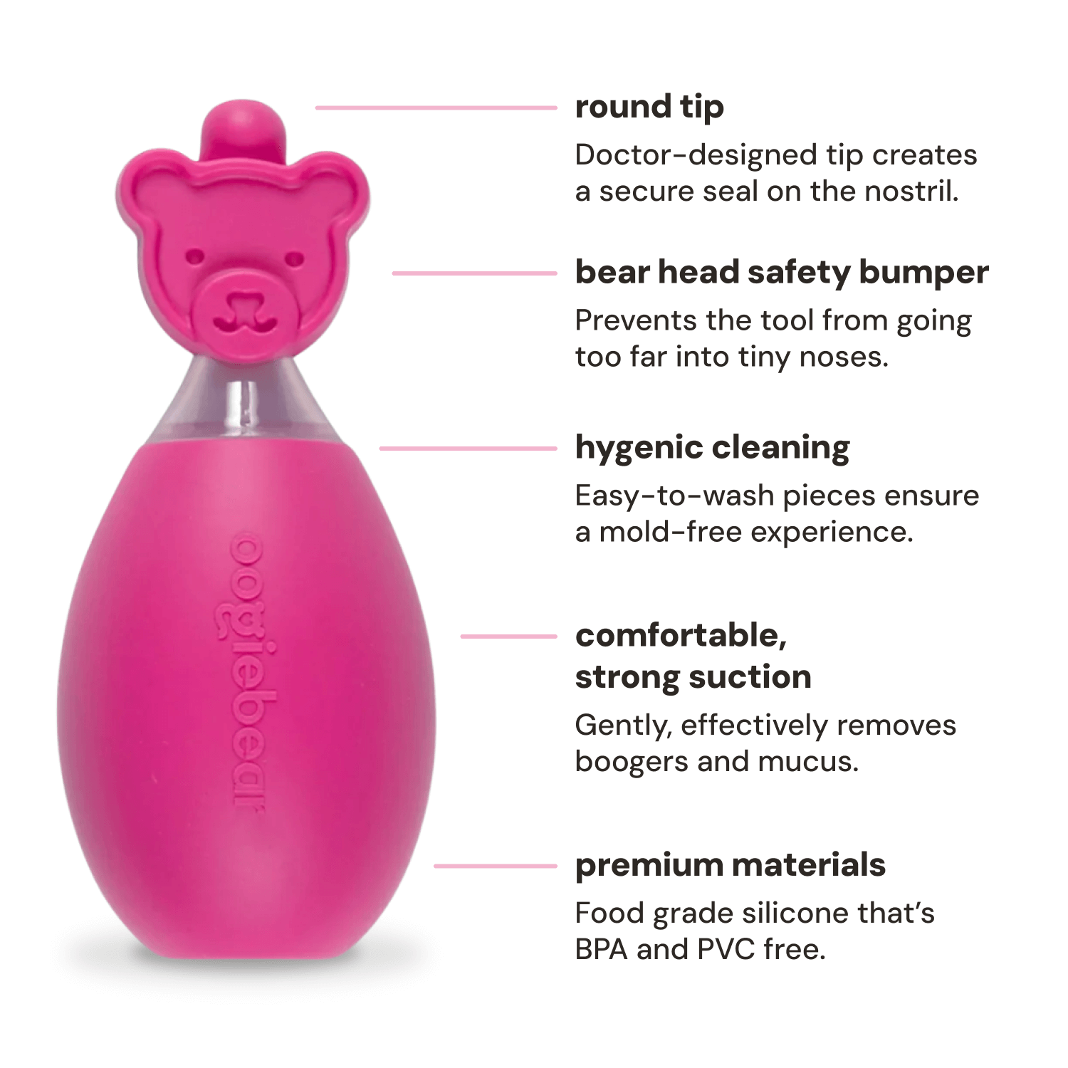 oogiebear Bulb Nose Nasal Aspirator