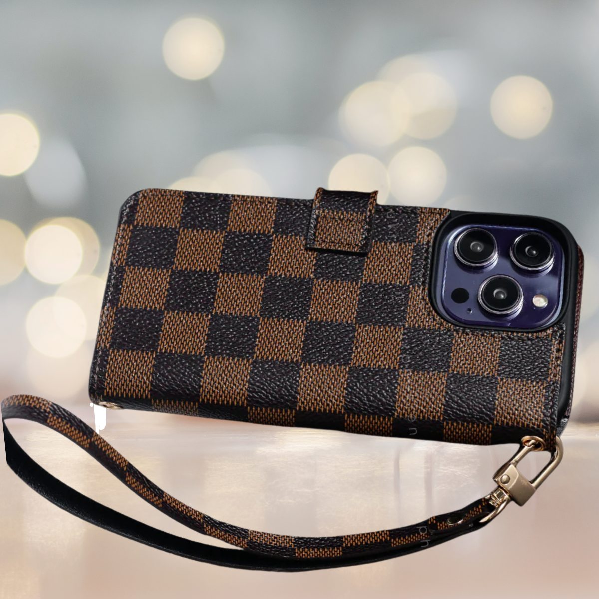 Authentic Louis Vuitton Upcycled Canvas iPhone Wallet Case – Custom Made to Order