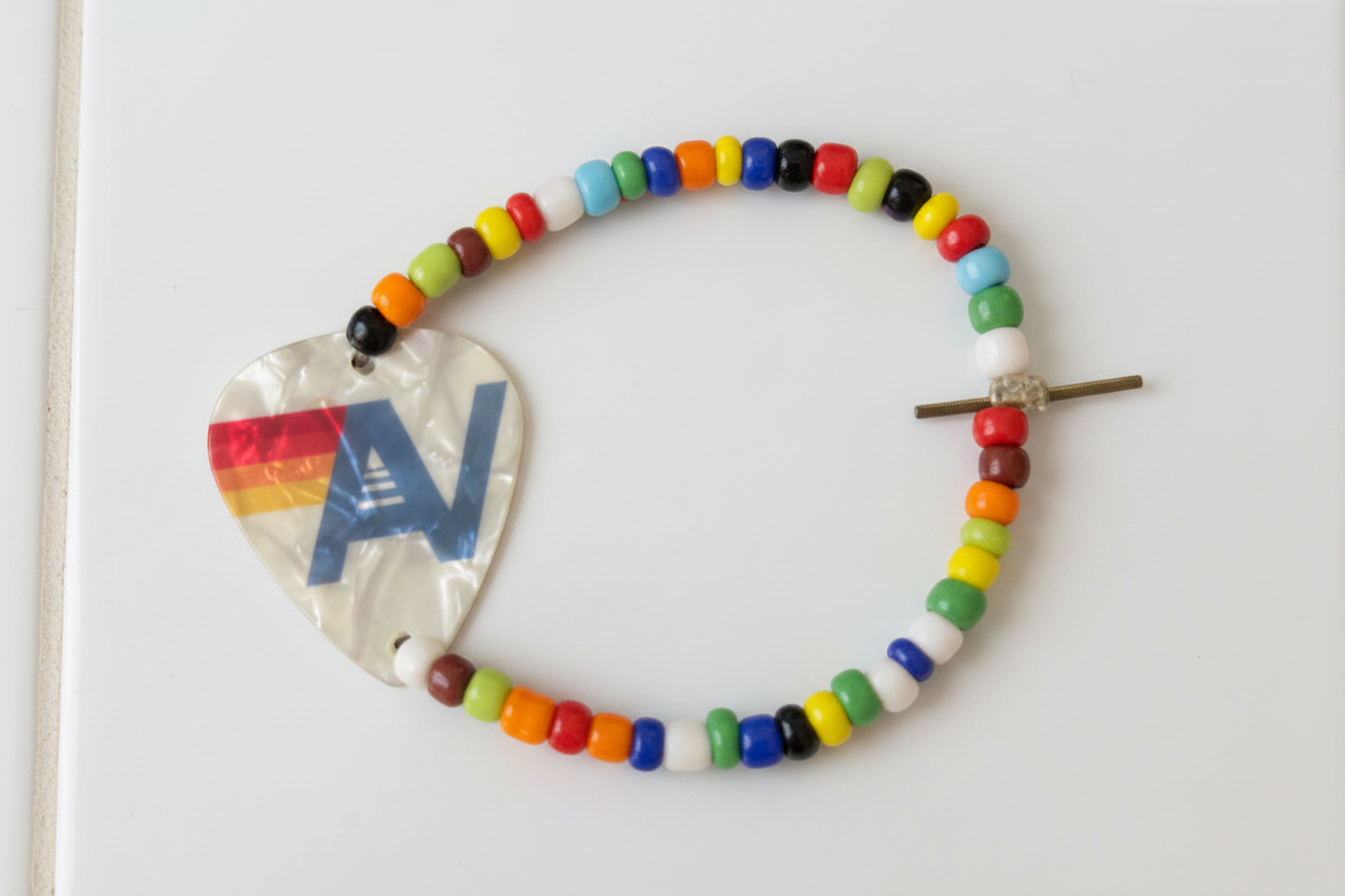 Aviator Nation Guitar Pick Friendship Bracelet