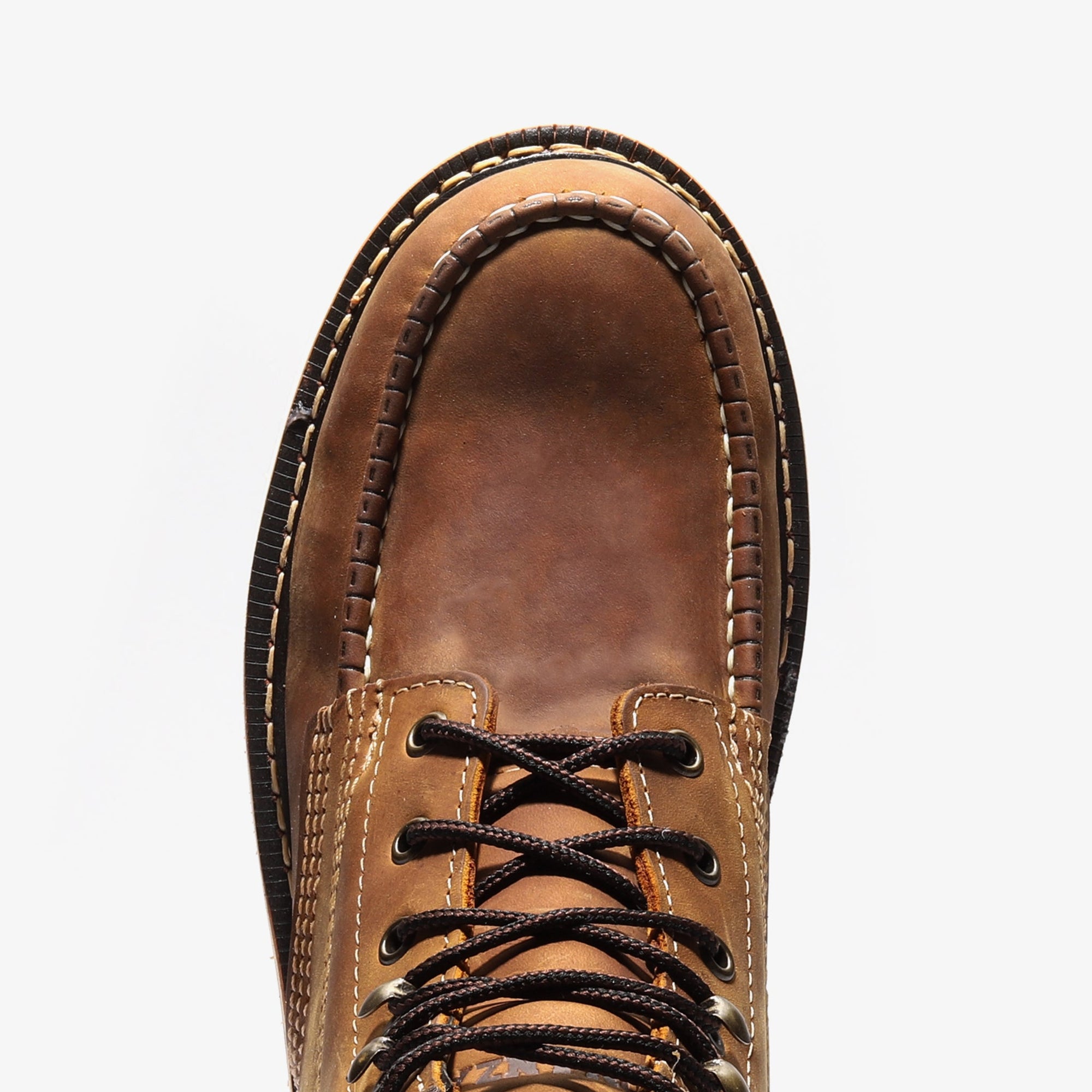 Frontier Classic 6" Moc Toe Steel Toe Boot – Crazy Brown