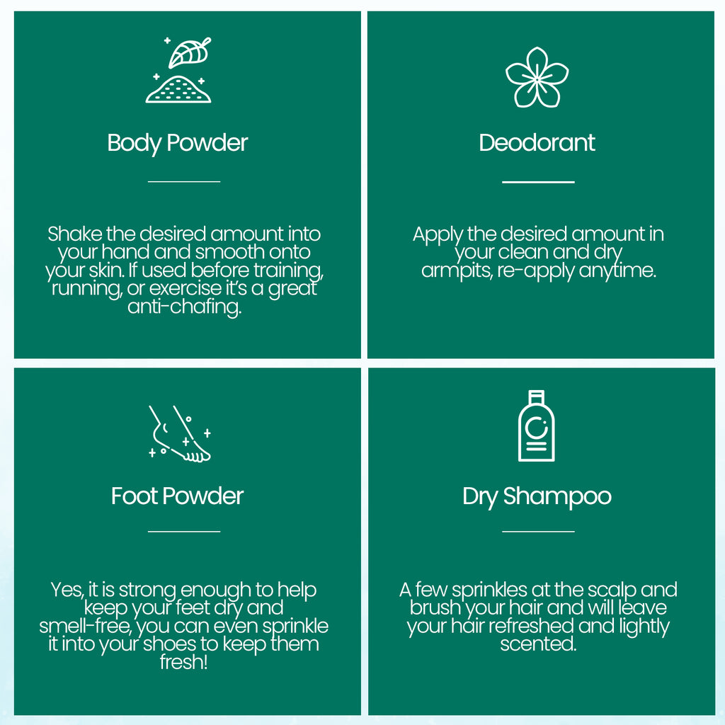 All-Natural Talc-Free Eco-Friendly Body Powder – 4.2 Oz