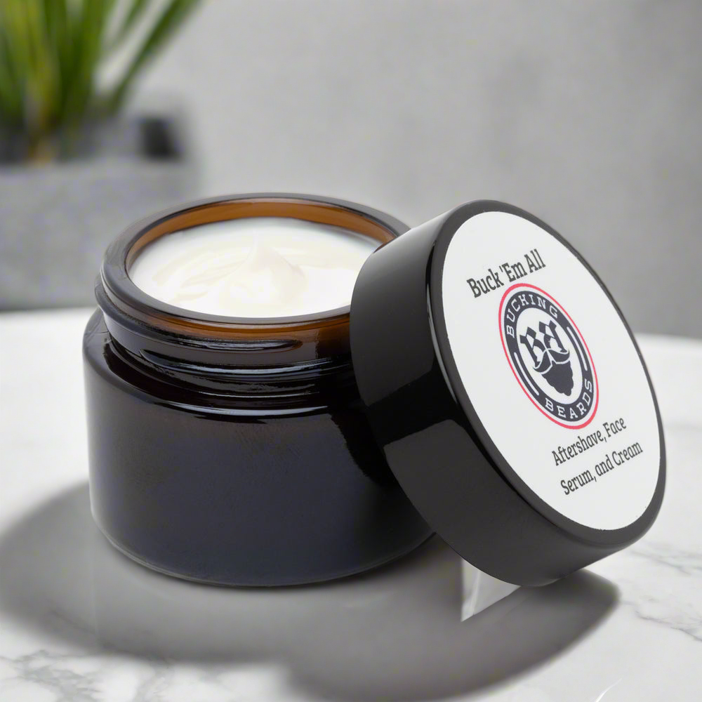 All-in-One Vegan Aftershave, Face Serum and Moisturizer