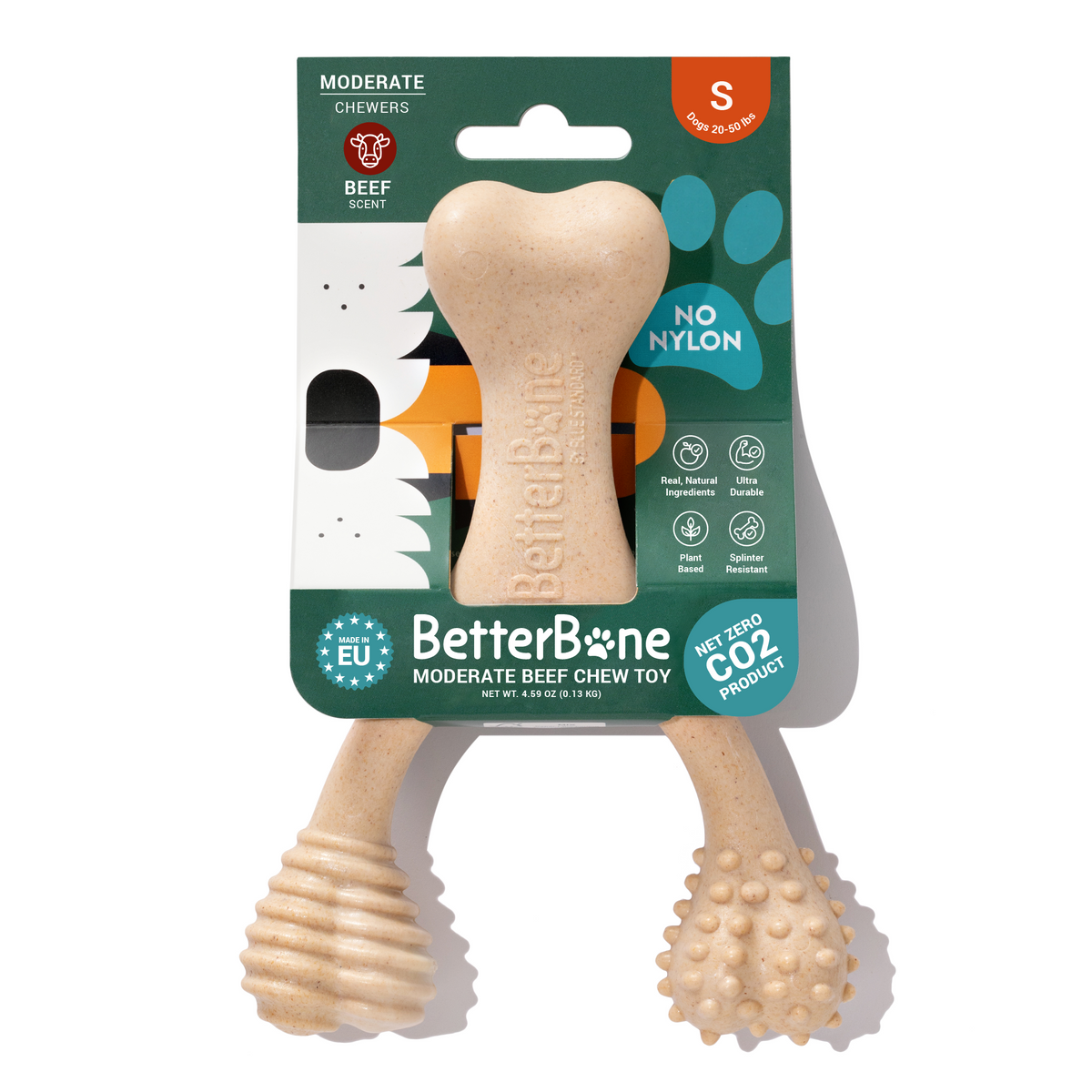 The SMALL WISHBONE BetterBone Plant-Based Chew Toy