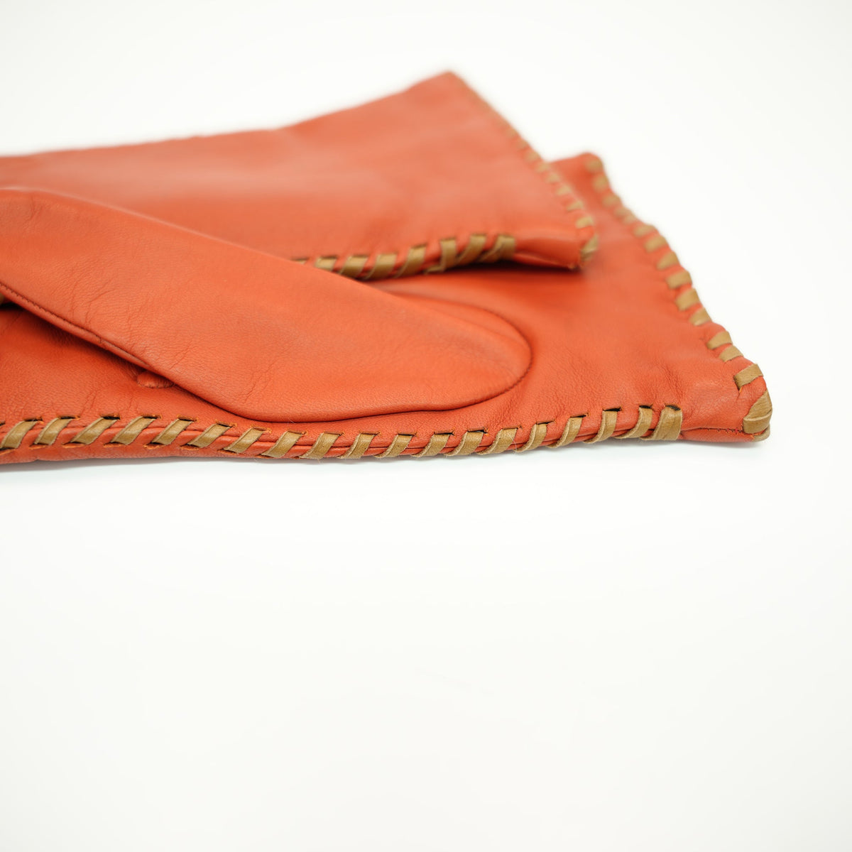 MADE IN ITALY LEATHER GLOVES WITH WHIPSTITCH-1