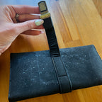 Back Detail Outside of Laflore Moimoi Sustainable Cork Jewelry Pouch Pre-Owned