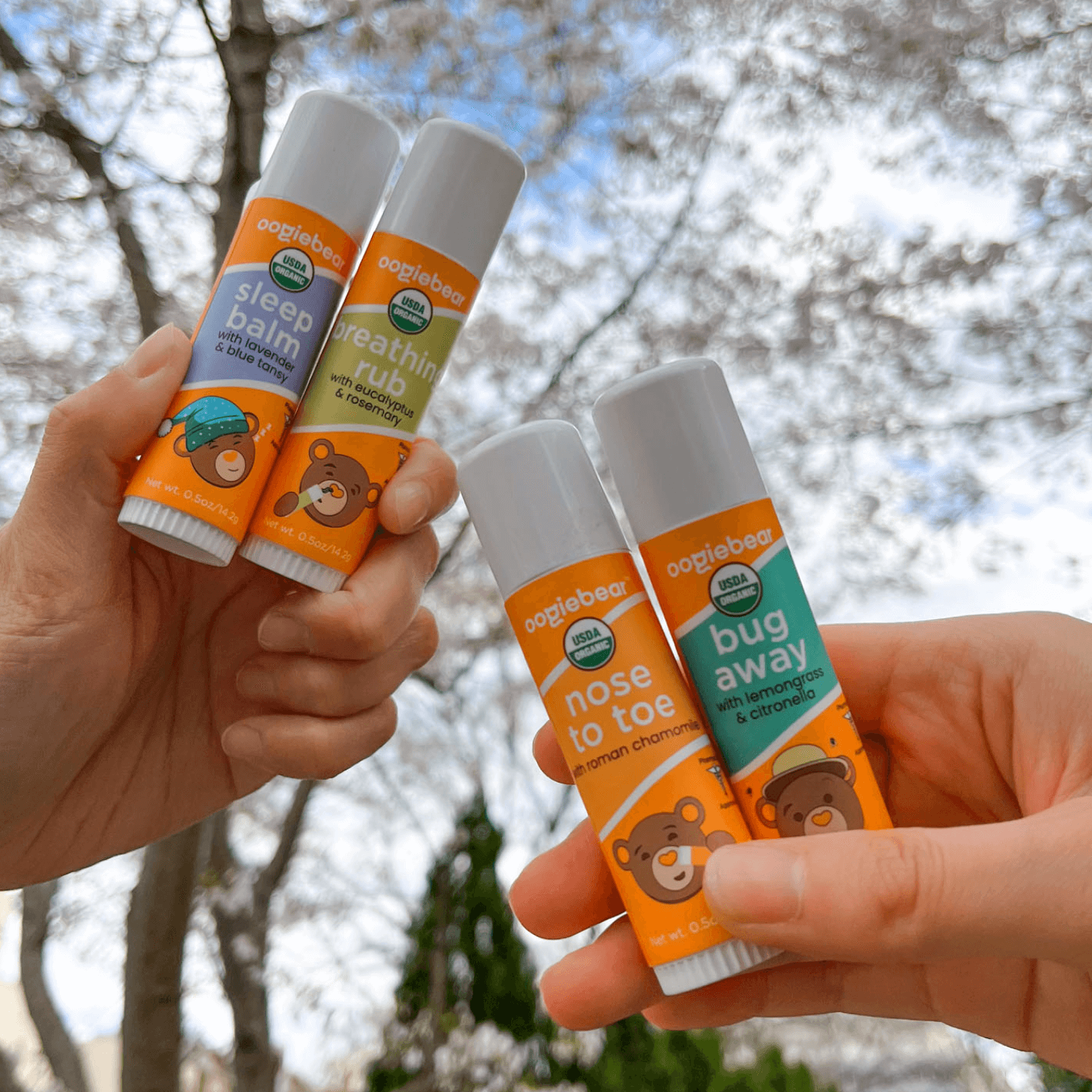 Organic Baby Balm Collection – 4-Pack