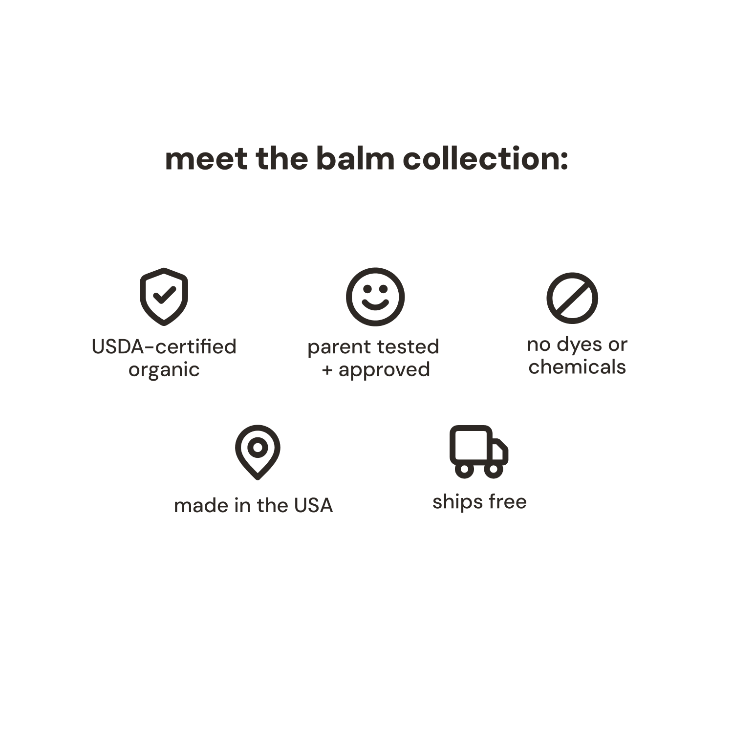 Organic Baby Balm Collection – 4-Pack