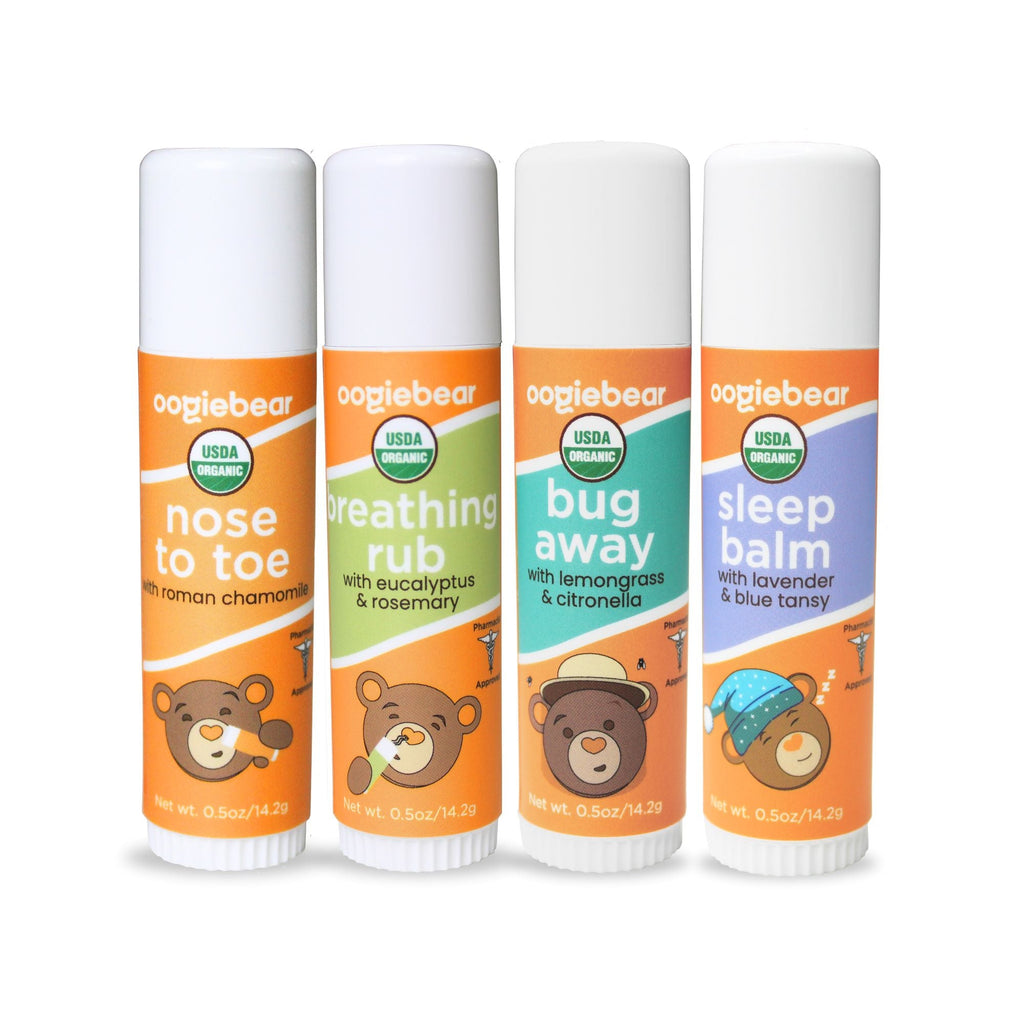 Organic Baby Balm Collection – 4-Pack