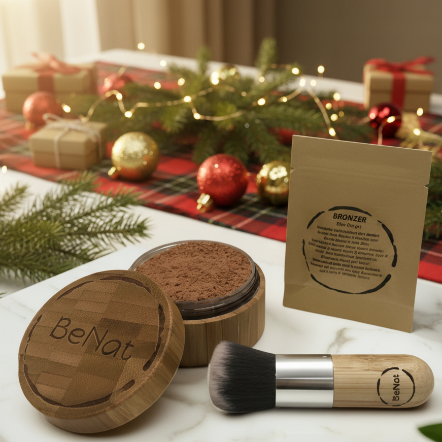 BeNat All-Natural Eco-Friendly Bronzer Loose Powder Set