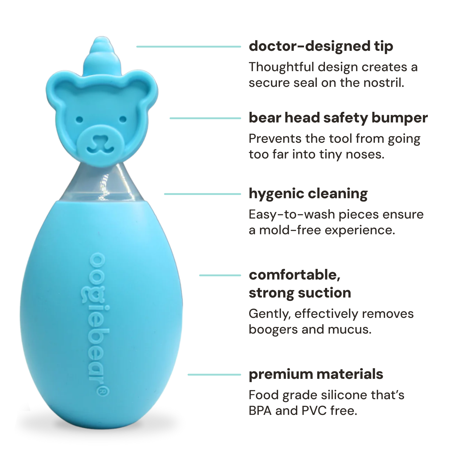 oogiebear Baby Nose and Ear Cleaning Kit