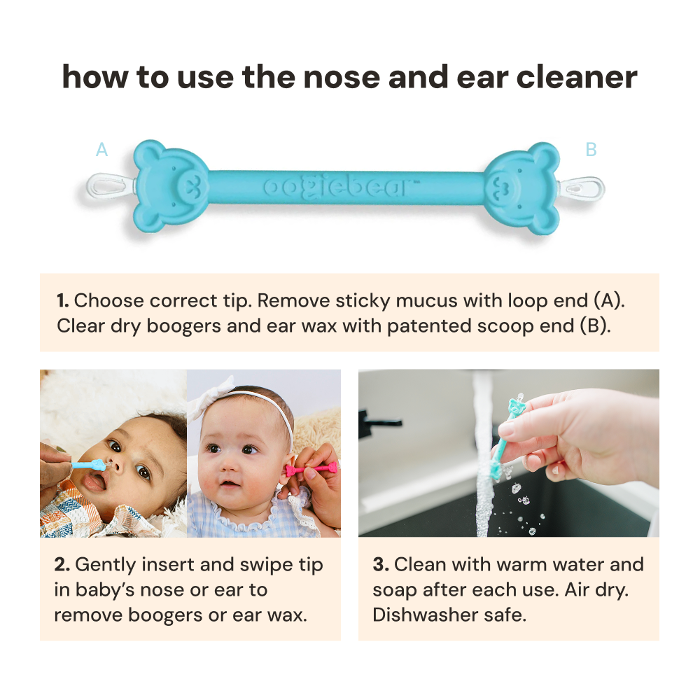 oogiebear Baby Nose and Ear Cleaning Kit