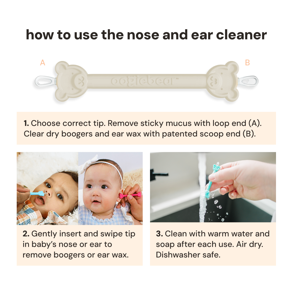 oogiebear Baby Nose and Ear Cleaning Kit