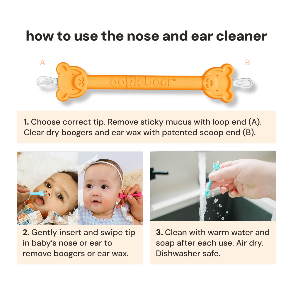 oogiebear Baby Nose and Ear Cleaning Kit