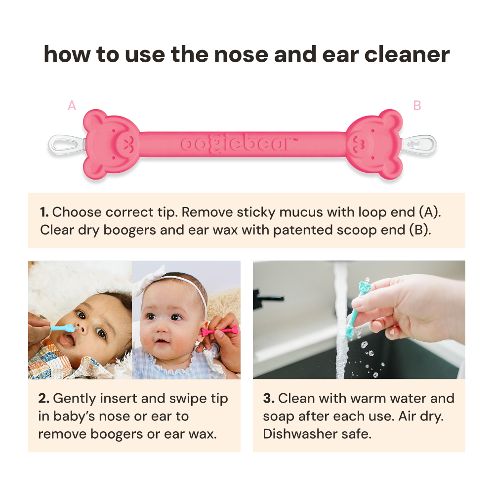 oogiebear Baby Nose and Ear Cleaning Kit