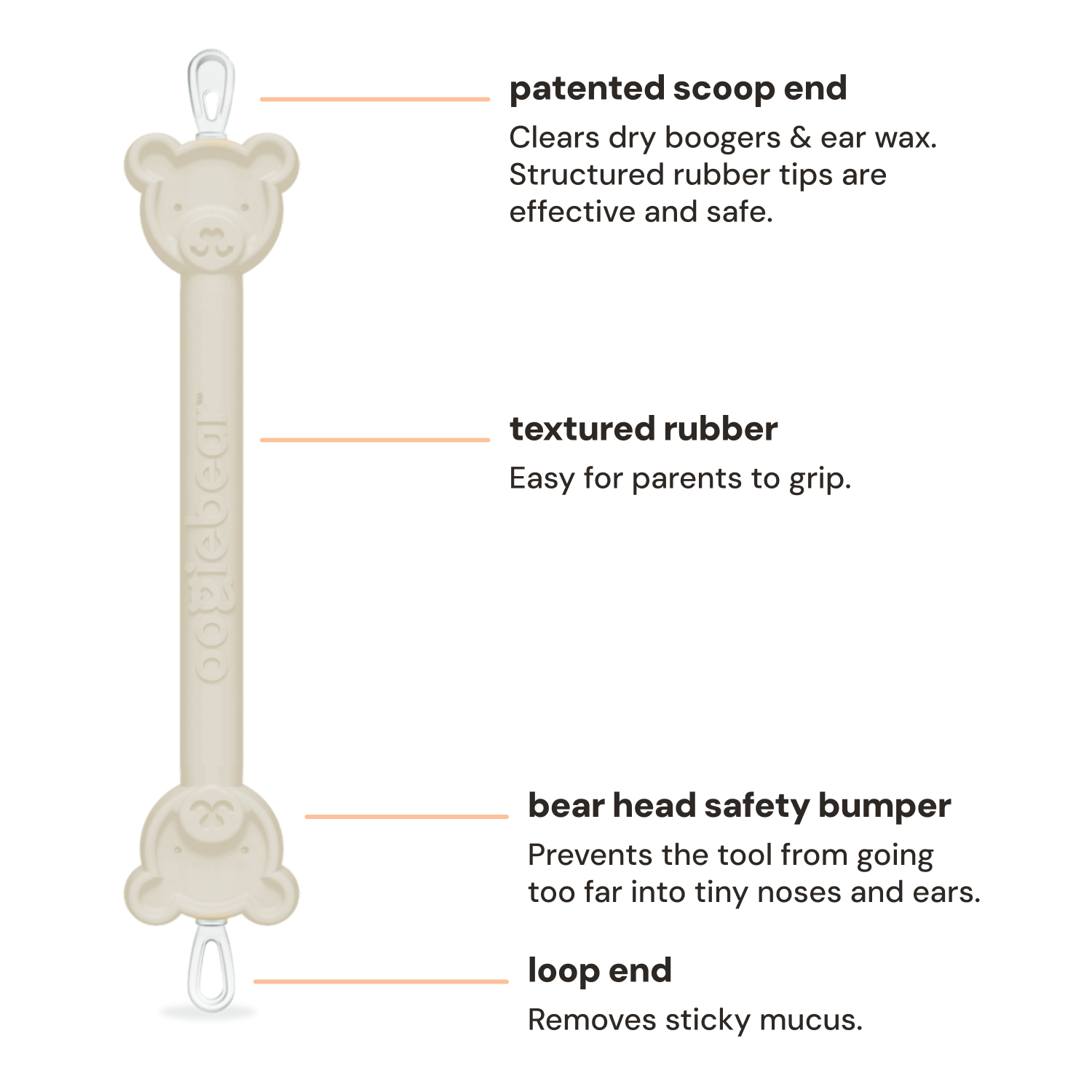 oogiebear Baby Nose and Ear Cleaning Kit