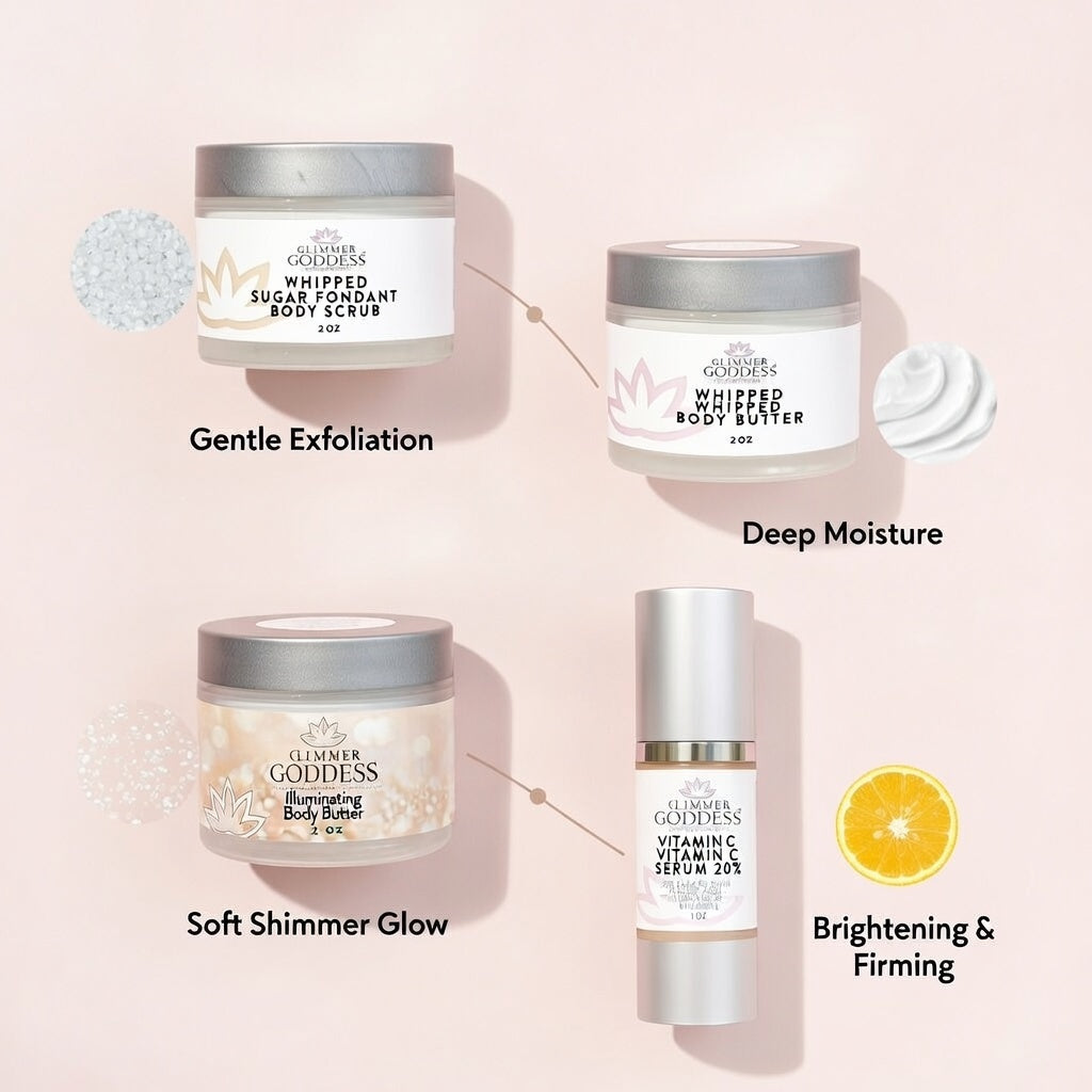 Bridesmaid Glow Gift Set – 4 Piece Radiant Beauty Essentials for Bridal Party & Wedding Day