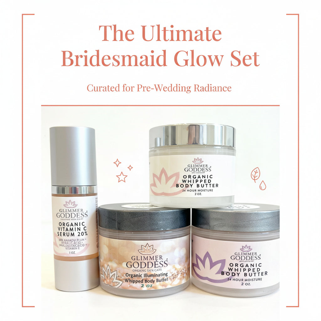 Bridesmaid Glow Gift Set – 4 Piece Radiant Beauty Essentials for Bridal Party & Wedding Day