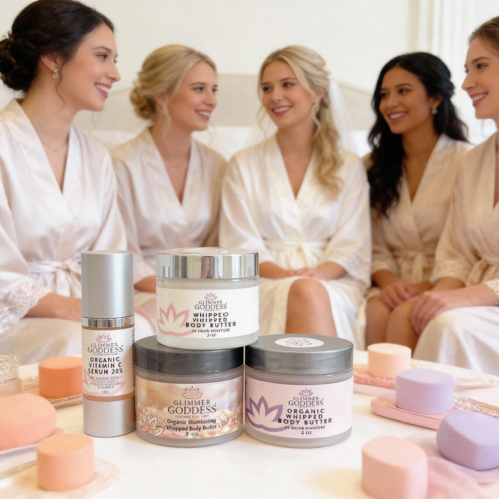 Bridesmaid Glow Gift Set – 4 Piece Radiant Beauty Essentials for Bridal Party & Wedding Day