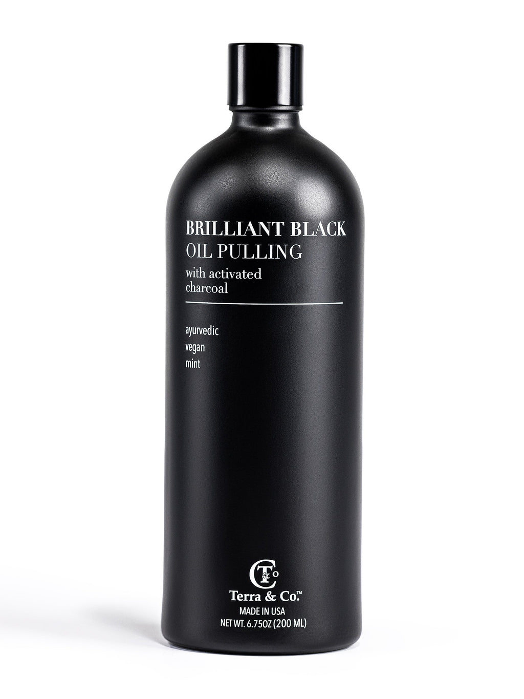Brilliant Black® Oil Pulling – Ayurvedic Mouthwash for Teeth Whitening, Detox & Gum Health