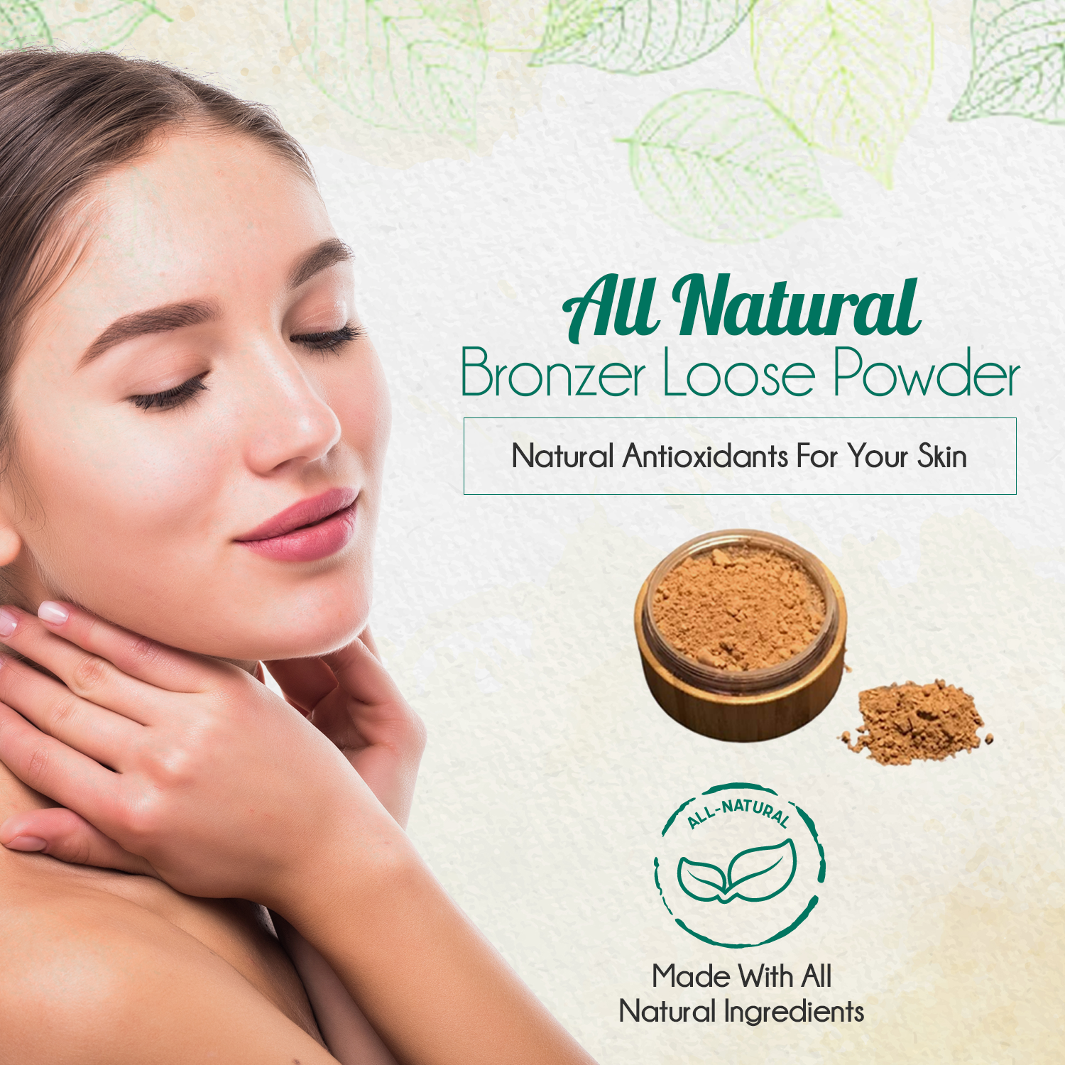 All-Natural Eco-Friendly Collective Loose Powder Bronzer