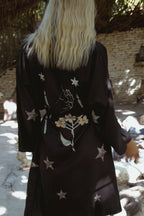 The Rigel Silk Robe in Starry Night-1
