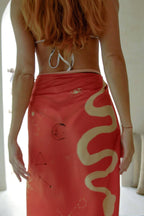 Cosmic Silk Beach Wrap Scarf in Mystic-3