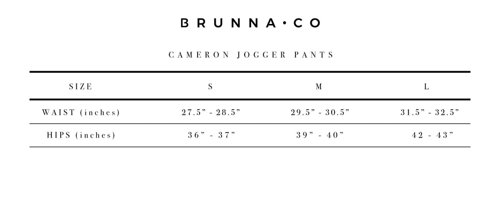 Brunna Co. Cameron Bamboo Fleece Joggers – Off-White