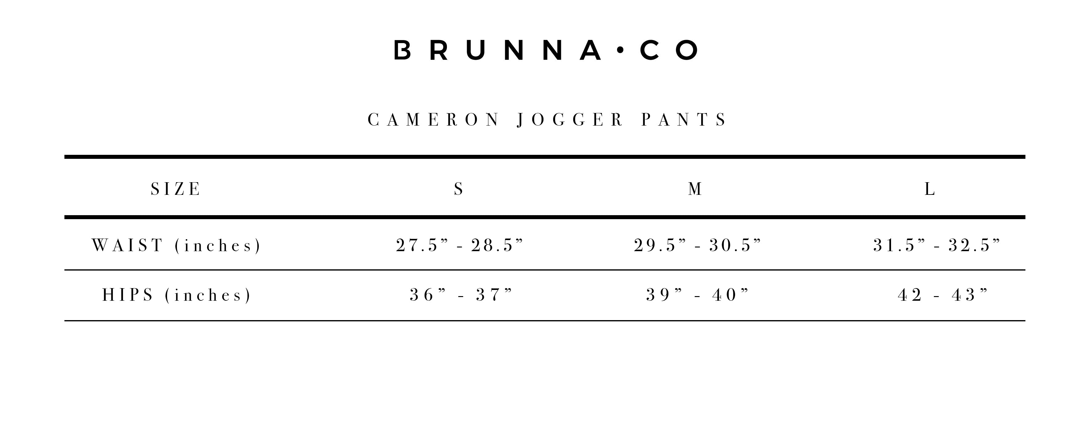 Brunna Co. Cameron Bamboo Fleece Joggers – Off-White