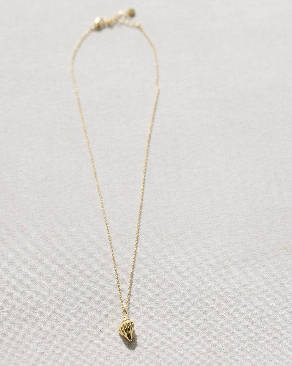 14k Gold Conch Shell Necklace