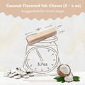 Coconut Yak Chews – 3, 6, 12-Pack Options